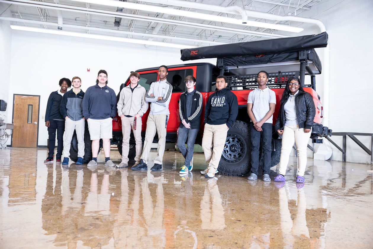 DHS Students Get Hands-On Experience with Community Works Program