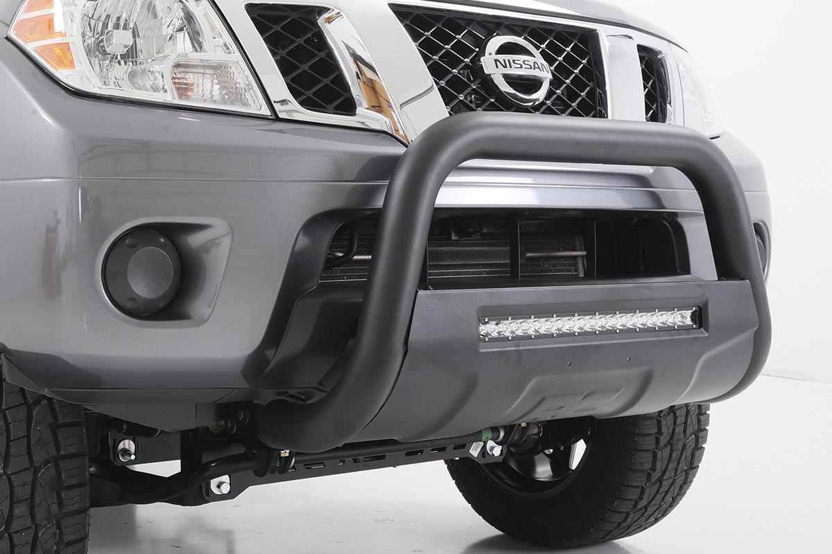 Rough Country Black Bull Bar w/LED Light Bar