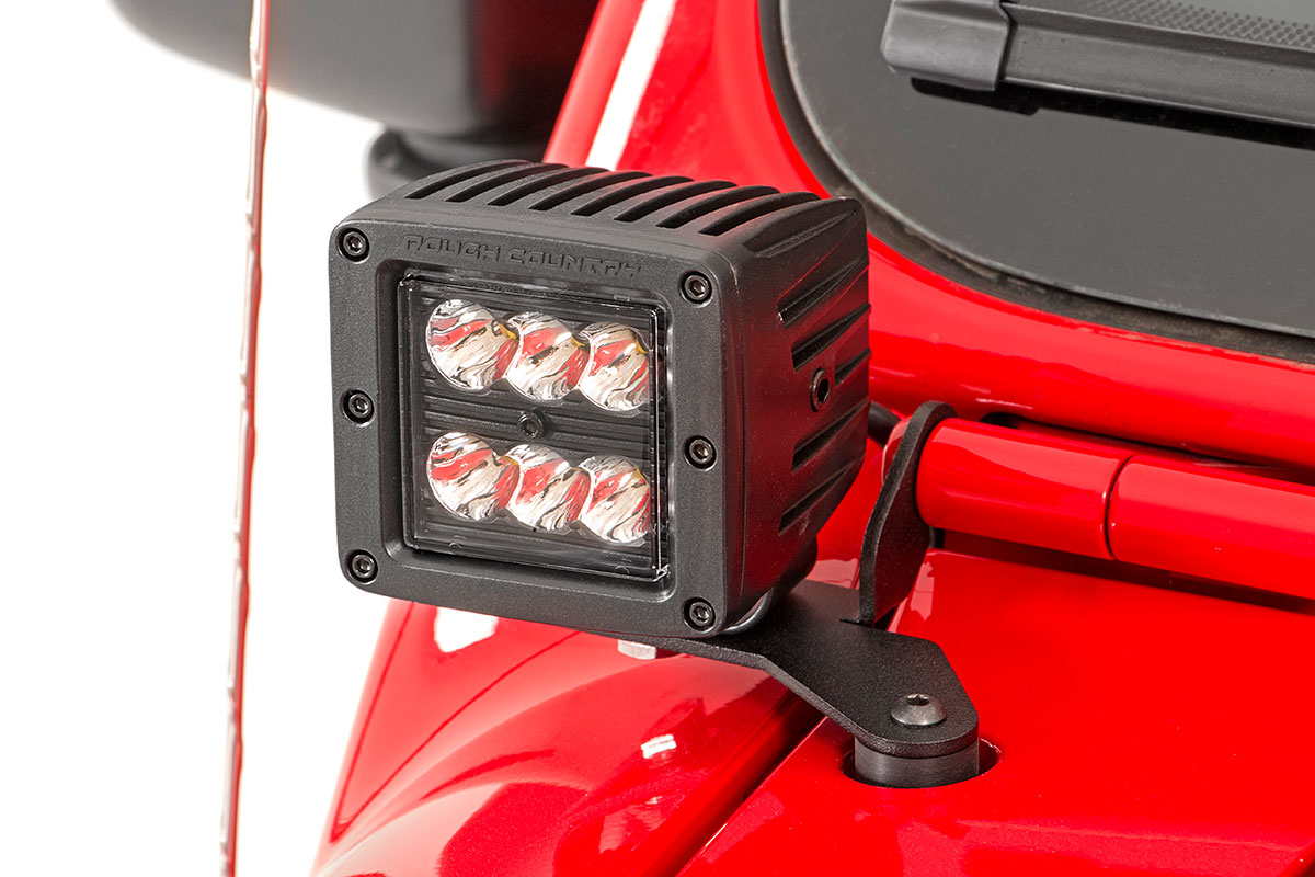 Jeep Wrangler JL 2-inch LED Lower Windshield Kit