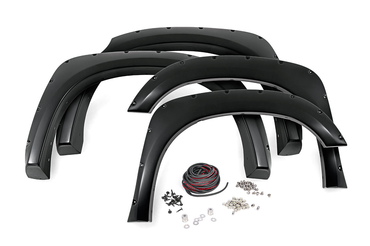 Pocket Style Fender Flares w/ Rivets