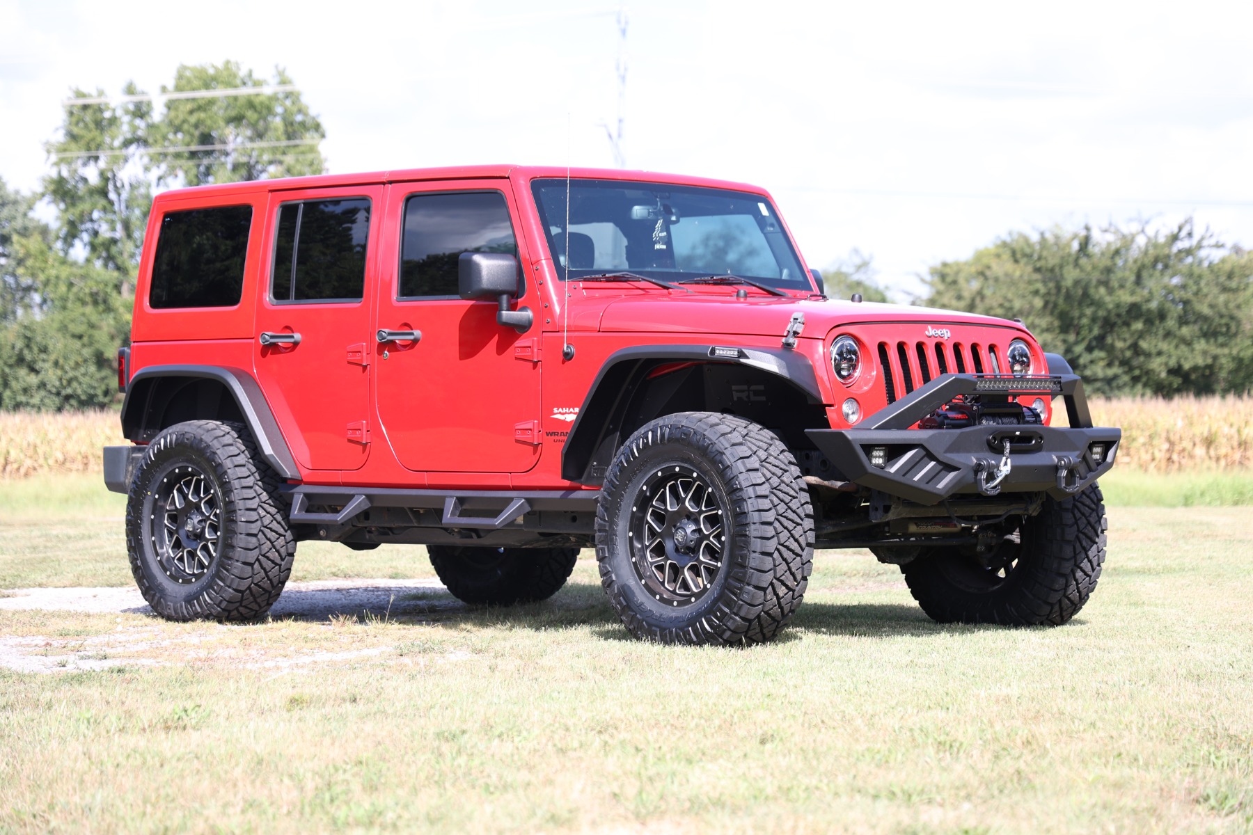2.5 Inch lifted 2014 Jeep Wrangler Sahara Unlimited