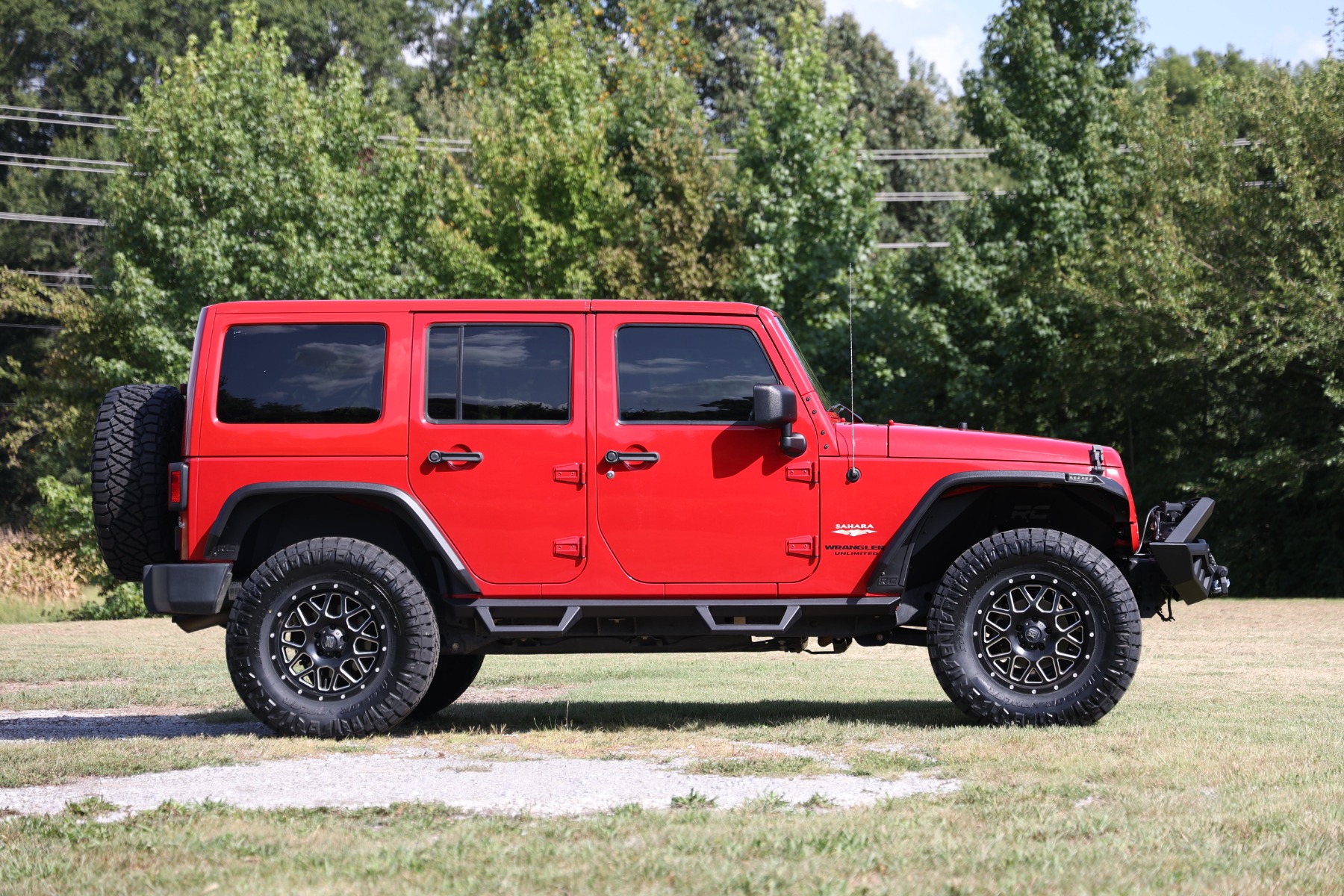 2.5 Inch lifted 2014 Jeep Wrangler Sahara Unlimited