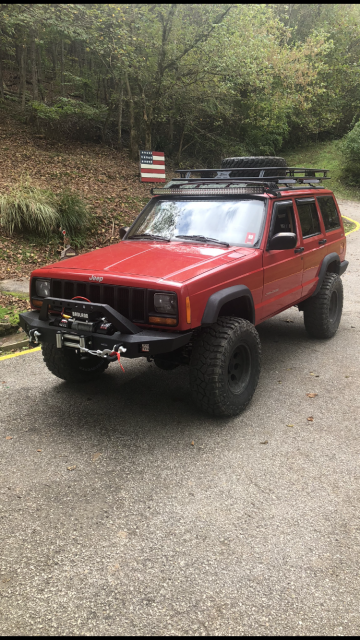 4.5 Inch Lifted 1997 Jeep Cherokee XJ 4WD
