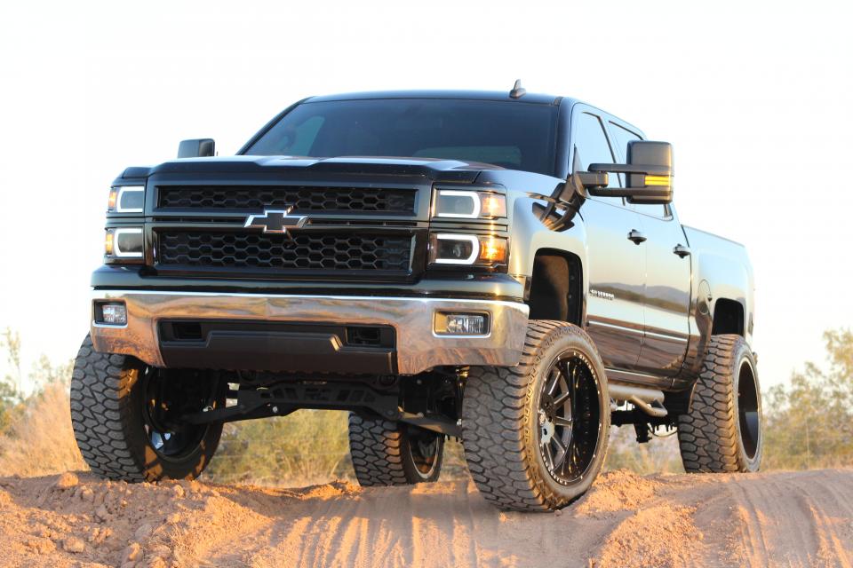 7 Inch Lifted 2015 Chevy Silverado 1500 2WD