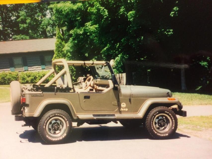 3.5 Inch Lifted 1989 Jeep Wrangler YJ 4WD