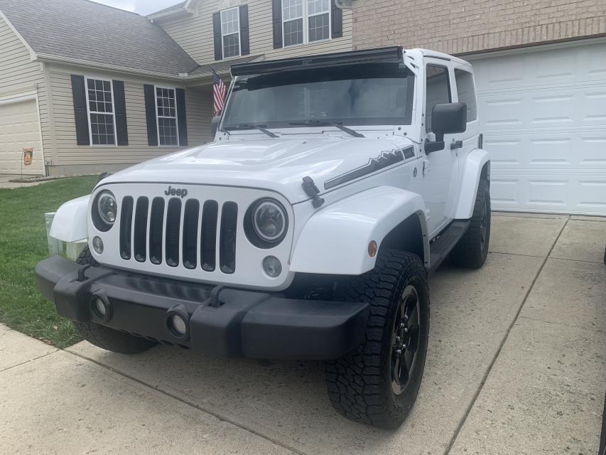 1.75 inch Lifted 2014 Jeep Wrangler JK (2 Door) 4WD
