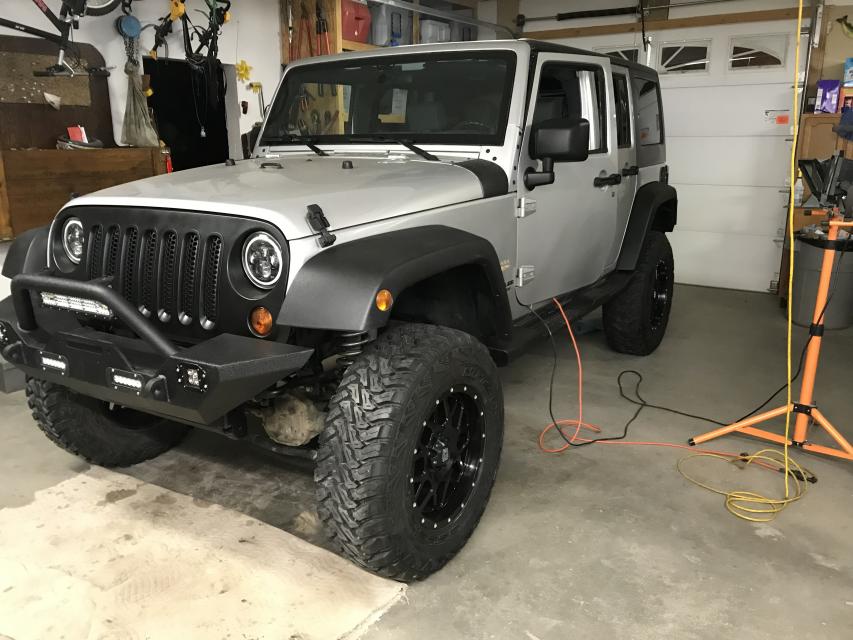 4 Inch Lifted 2010 Jeep Wrangler JK Unlimited 4WD