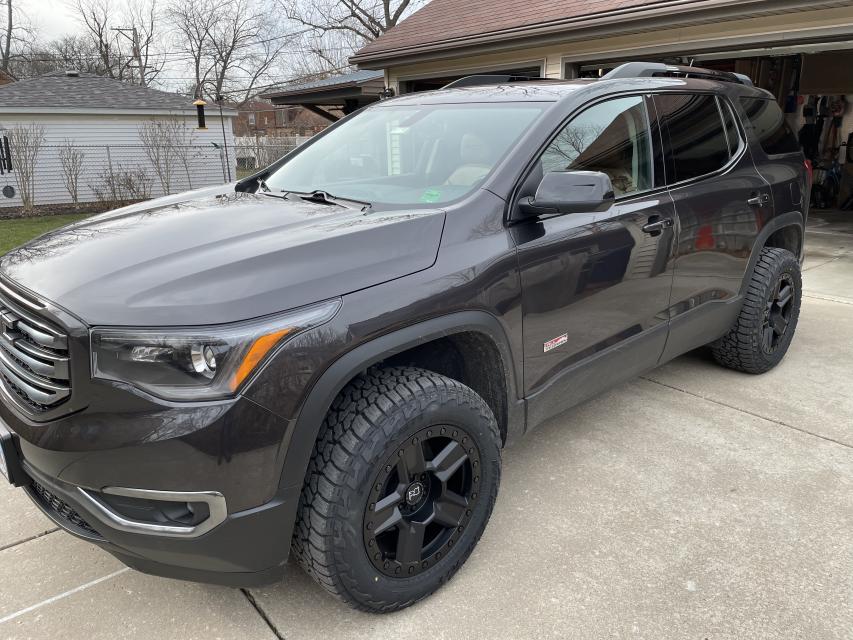 1.5 inch Lifted 2017 GMC Acadia 4WD