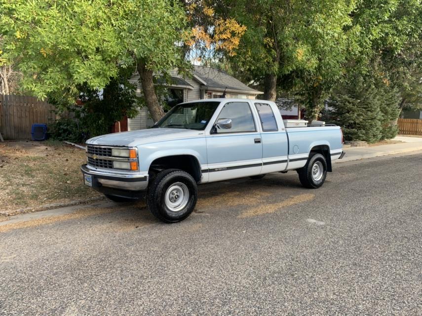 4 Inch Lifted 1991 Chevy C1500/K1500 Pickup 2WD
