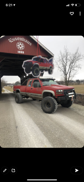 7.5 Inch Lifted 1998 Chevy C2500/K2500 Pickup 4WD