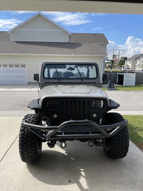 5 Inch Lifted 1991 Jeep Wrangler YJ 4WD