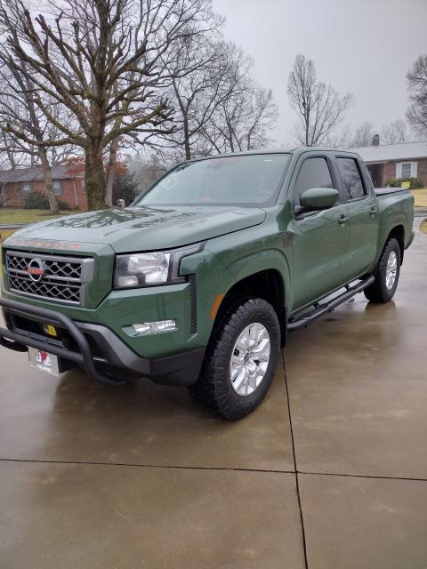 2 inch Lifted 2022 Nissan Frontier 2WD