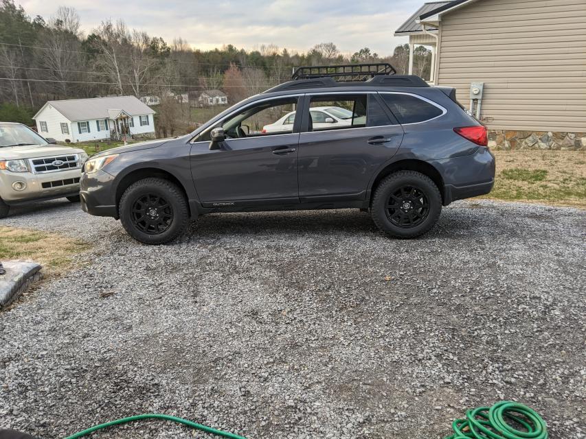 2 inch Lifted 2015 Subaru Outback 4WD