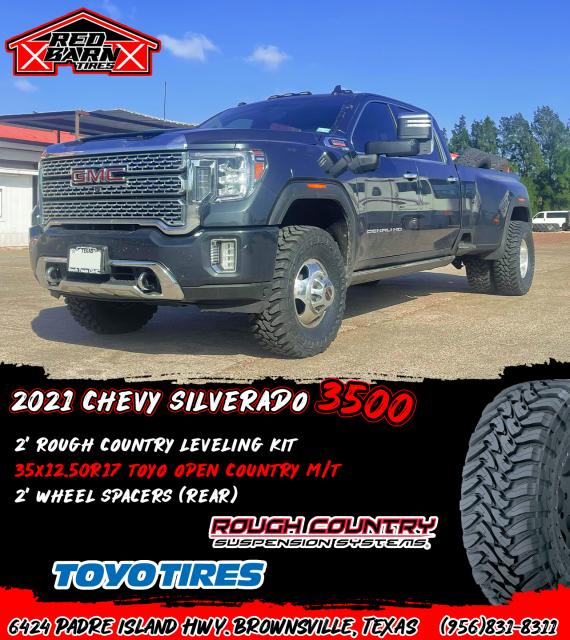 2 inch Lifted 2021 Chevy Silverado 3500 HD 4WD
