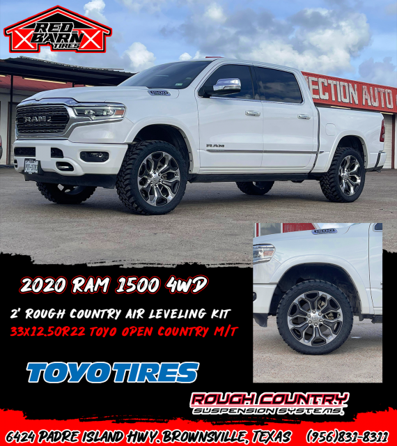 2 inch Lifted 2020 Ram 1500 4WD