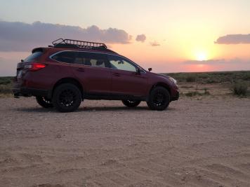 2 inch Lifted 2017 Subaru Outback 4WD